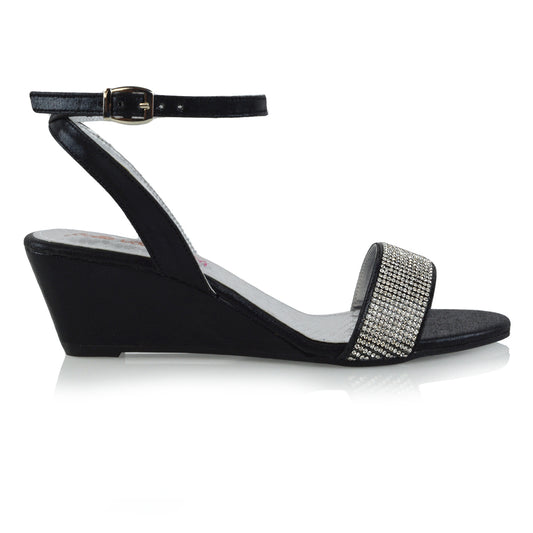 black | XY London | REAGAN BLACK WEDGES ,REAGAN BLACK WEDGES ,REAGAN BLACK WEDGES ,REAGAN BLACK WEDGES ,REAGAN BLACK WEDGES