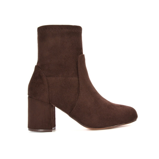 brown ankle boots, brown heeled ankle boots, ankle boots, heeled ankle boots, women's ankle boots