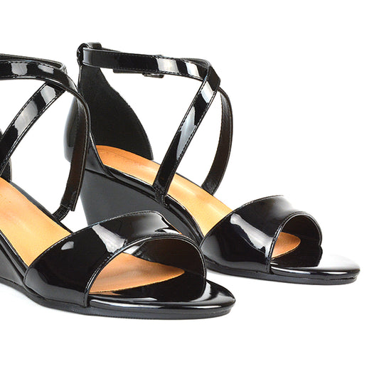 black wedges, black wedge heels, wedges, wedge heels