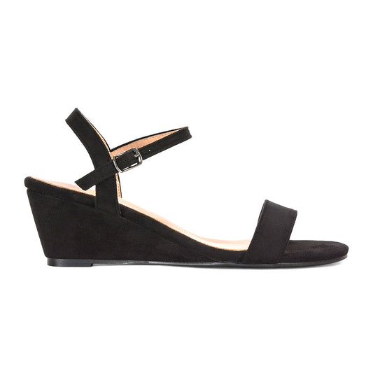 black strappy wedge heels, black strappy wedge sandals, strappy wedge heels, strappy wedge sandals