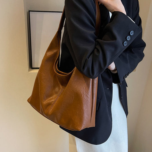 tan large shoulder bag, tan tote bag with shoulder strap, large shoulder bag, tote bag with shoulder strap