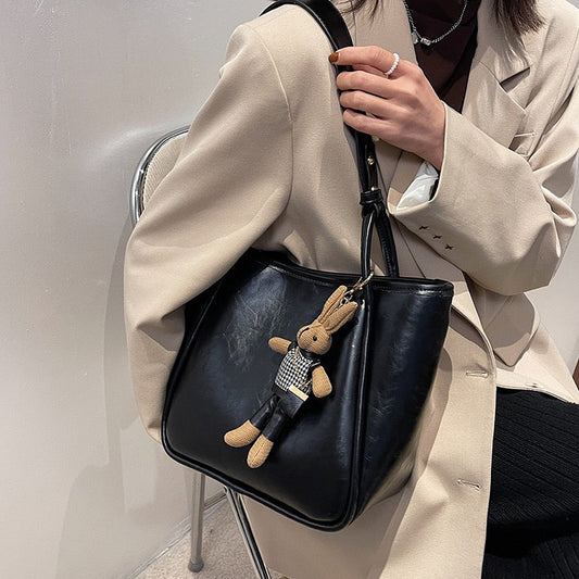 black tote bag, black shoulder bag, black shoulder tote bag, women's shoulder bag, women's tote bag, tote bag, shoulder bag