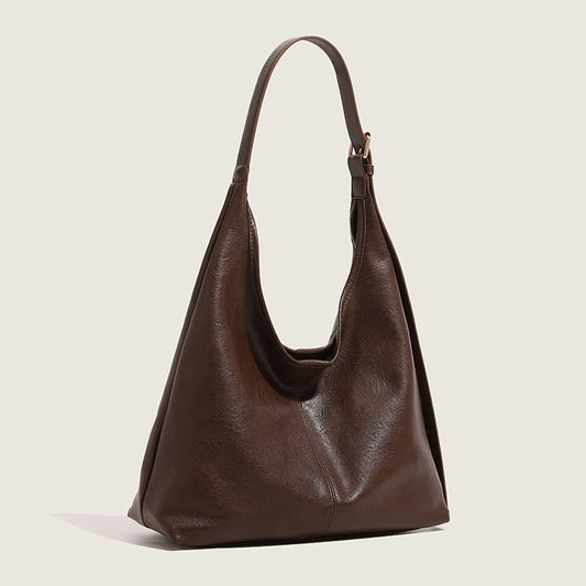 brown tote bag with shoulder strap, brown bag for women