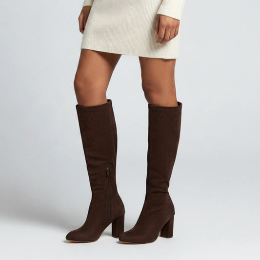 chocolate brown boot