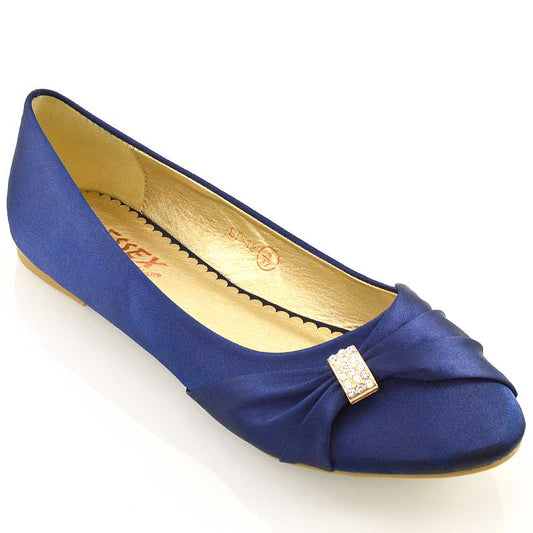 Navy | XY London | Navy Pumps,Navy Flats,Navy Flat Shoes,Navy Ballet Shoes