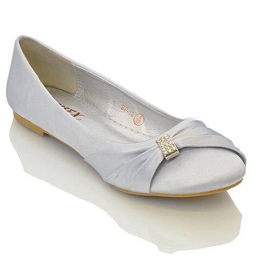 Silver | XY London | Silver Pumps,Silver Flats,Silver Flat Shoes,Silver Ballet Shoes