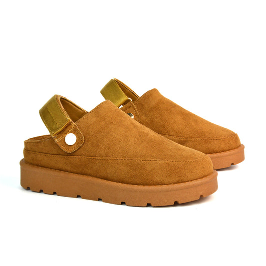 Chestnut Slipper Boots, Chestnut Ultra Mini Boots, Slipper Boots, Ultra Mini Boots