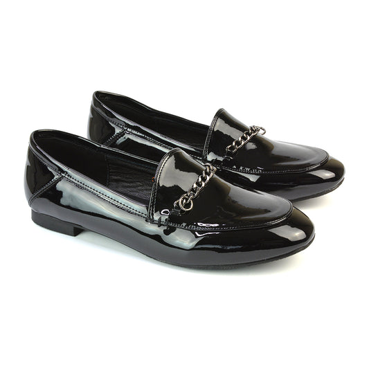 black loafers, back to school, Women’s school shoes, Elegant women’s flats for school