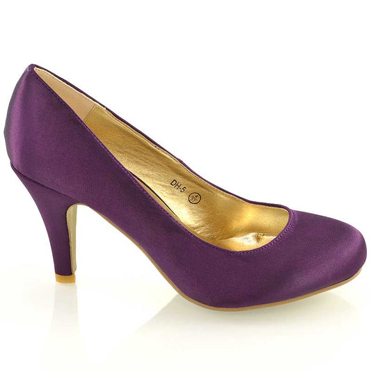 Purple | XY London | Purple heels,Purple high heels,Purple court heels,Purple court shoes,Purple block heels