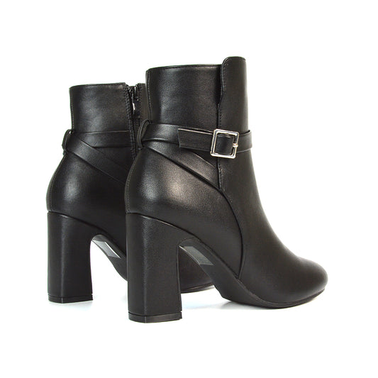 Black Ankle Boots, Black Zip Up Boots, Ankle Boots, Zip Up Boots