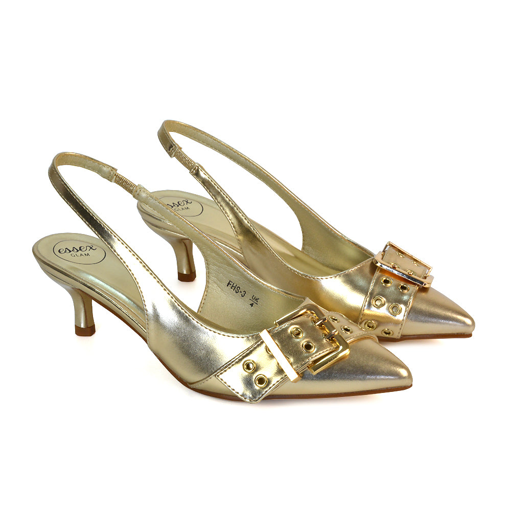 Lexi Buckle Point... - Gold / UK 3 | EU 36 | US 5 Lexi Buckle Point... - Gold / UK 3 | EU 36 | US 5
