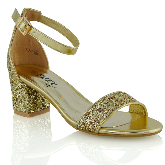 Gold Glitter  | XY London | GoldBridal Shoes,GoldWedding Shoes,Bridal Shoes Black,GoldHeels,GoldBlock Heels