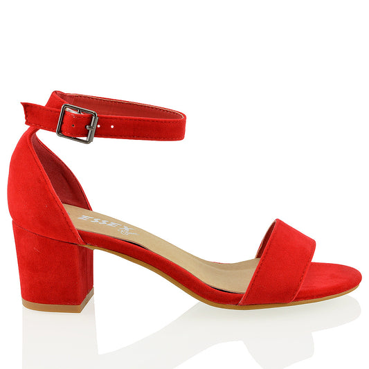 Red Suede | XY London | Red Suede Bridal Shoes,Red Suede Wedding Shoes,Bridal Shoes Red Suede,Red Suede Heels,Red Suede Block Heels