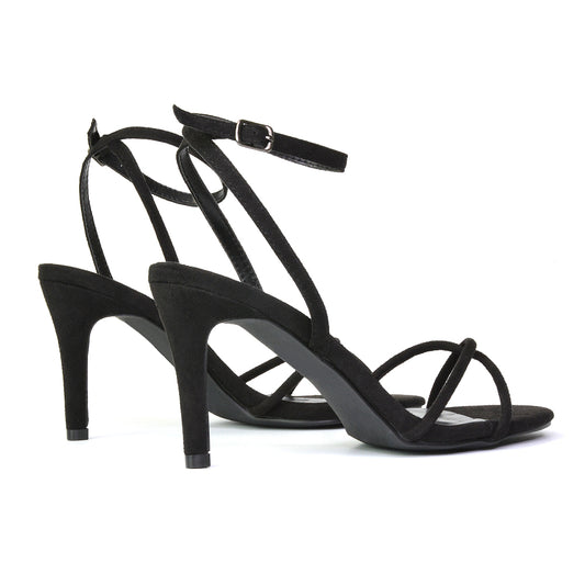 black mid heel sandals, black heeled sandals, mid heel sandals, heeled sandals