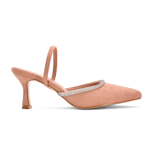 mocha prom heels, mocha prom shoes, Prom Court Shoes for Women, Bridal Slingback Heels