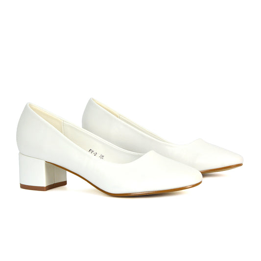 white heels, white low heels, heels, low heels
