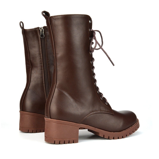Brown | XY London | Brown Boots,Brown Biker Boots,Brown Lace Up Boots,Brown Ankle Boots