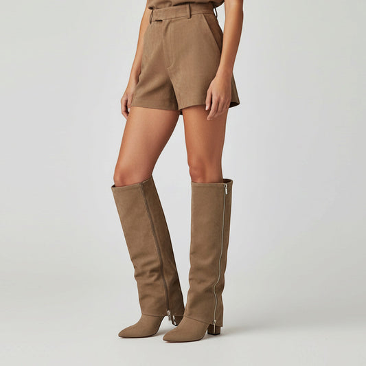 folded boots