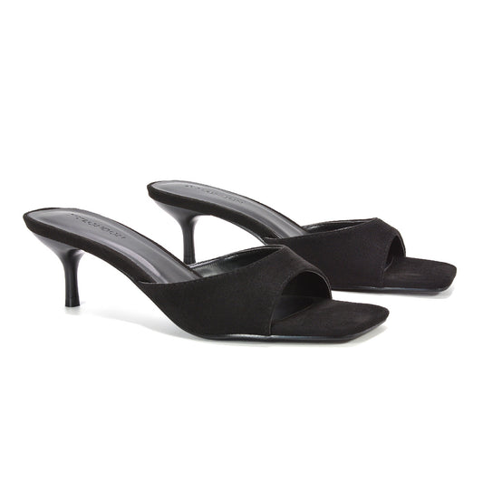 square toe mule sandals, square toe kitten heel mule sandals for women, square toe sandals, square toe heels for weddings, square toe mule sandals, buy square toe mule sandals online, black heels, black heeled sandals