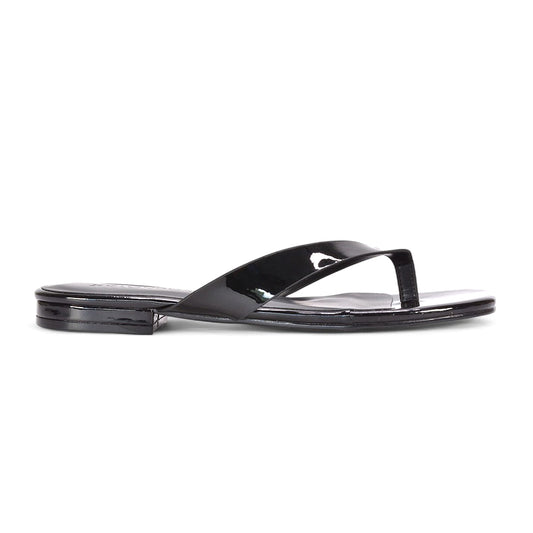 black square toe sandals, black flip flop sandals, square toe sandals, flip flop sandals