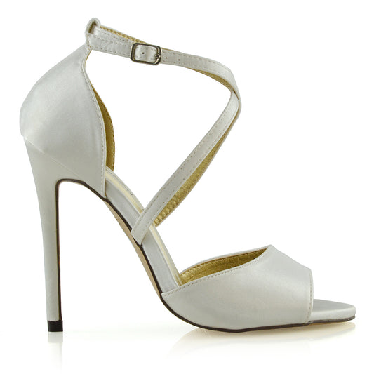 IVORY | XY London | ivory shoes , ivory heels ,bridal high heels ,stiletto heels , wedding shoes