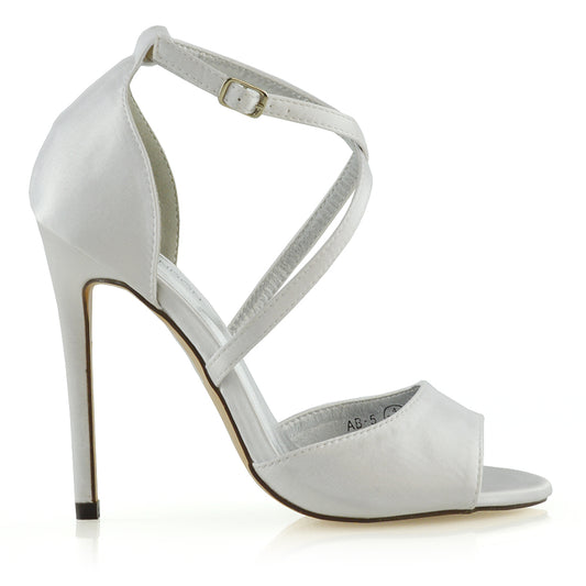 WHITE | XY London | white shoes , white heels ,white bridal heels ,bridal heels uk