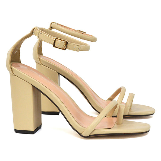 nude | XY London | Nude Heels,Nude High Heels,Nude Block Heels,Nude Strappy Heels,Nude Toe Loop Heels