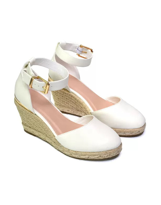 White | XY London | white wedges,white wedge shoes,white wedge heels,white sandal wedge heels,white espadrilles