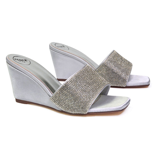 Silver | XY London | silver wedges,silver wedge heels,silver wedge sandals,silver sandal wedge heels,silver sandals