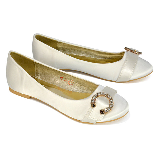 Ivory | XY London | ivory flats,ivory bridal shoes,ivory bridal pumps,ivory pump shoes,ivory bridal flats