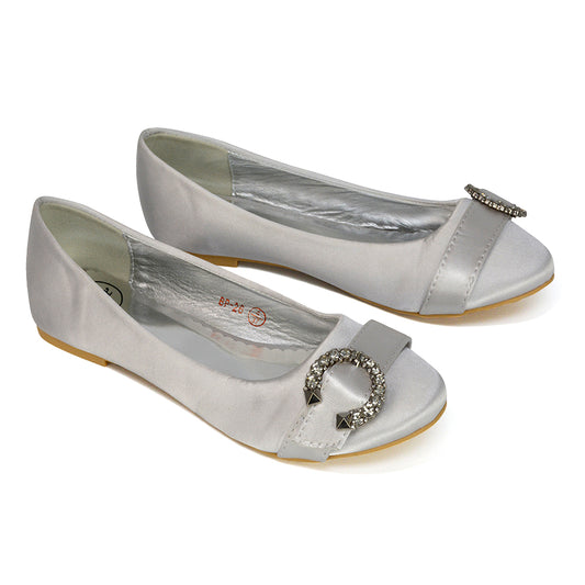 Silver | XY London | silver pumps,silver flats,silver pump shoes,silver bridal flats,silver bridal pumps