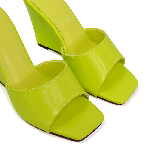 | XY London | green wedges,green wedge sandals,green wedge heels,green wedge heel sandals,green wedges for women