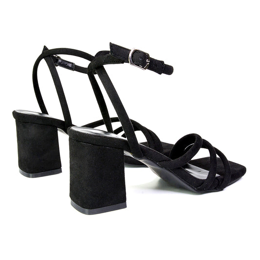 Black | XY London | black heels,black high heels,black mid heels,black block heels ,black mid block heels