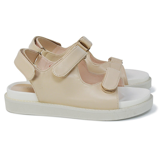 | XY London | Nude Sandals,Nude Dad Sandals,Nude Flat Sandals,Nude Strappy Sandals