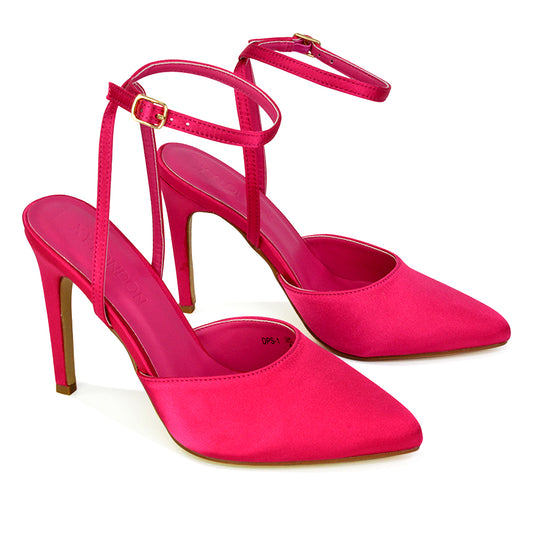 | XY London | pink heels,pink high heels,pink stilettos,pink court shoes,pink bridal heels