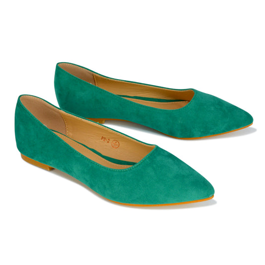 Green | XY London | green flats,green bridal shoes,white bridal shoes,white pumps