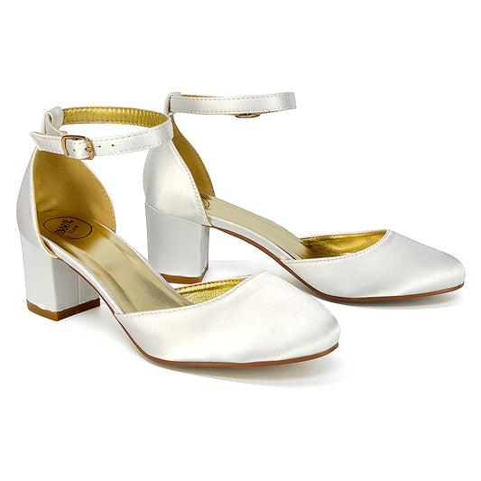 Ivory Satin | XY London | Ivory Satin Bridal Shoes,Ivory Satin Wedding Shoes,Bridal Shoes Ivory Satin,Ivory Satin Court Heels,Ivory Satin Court Heels