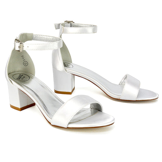 | XY London | White Wedding Shoes,White Block Heel Shoes,White Wedding Shoes For Bride,White Heels,White Block Heels