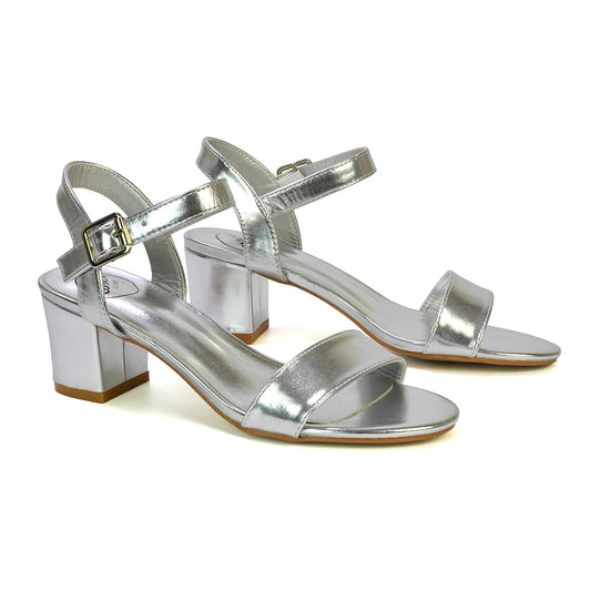 Silver | XY London | silver heels,silver mid heels,silver block heels,silver mid block heels,silver strappy heels