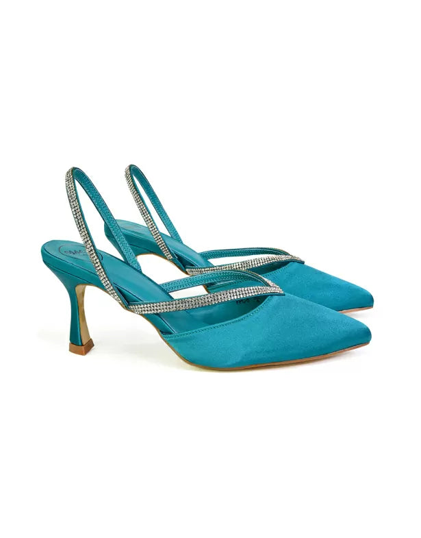 Block Heels Turquoise Wedding Shoes Low Heel Playout Turquoise