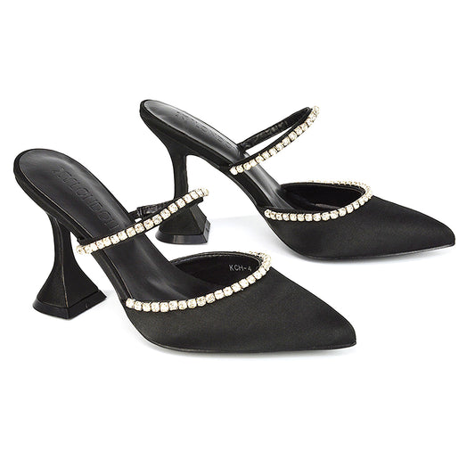 | XY London | Black Heels,Black Court Shoes,Black Court Heels,Black Diamante Heels,Black High Heels