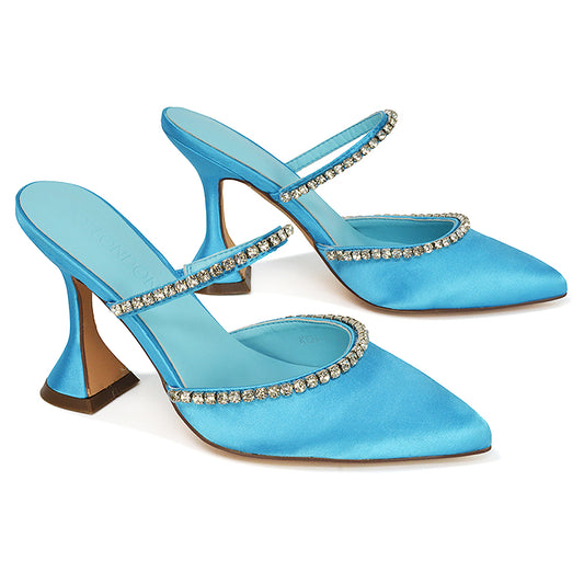 Blue | XY London | Blue Heels,Blue High Heels,Blue Court Heels,Blue Court Heels ,Blue Flared Heels