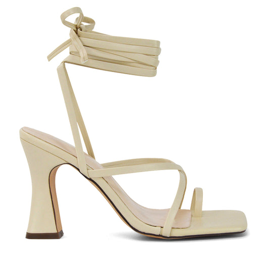 | XY London | Nude Strappy Heels,Nude Square Toe Heels,Nude Lace Up Heels,Nude Block Heels