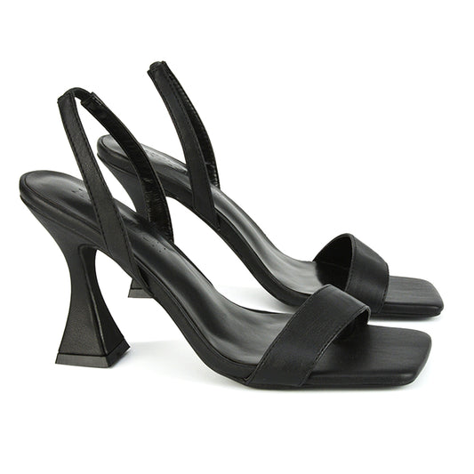 | XY London | Black Heels,Black Strappy Heels,Black Slingback Heels,Black Sculptured Heels,Black Flared Heels