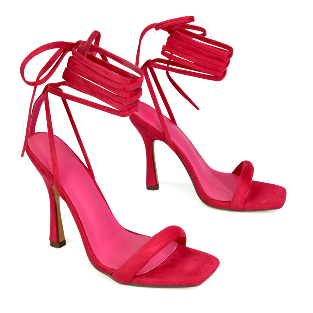 Heels Lace Up Tie Up Heels XY London