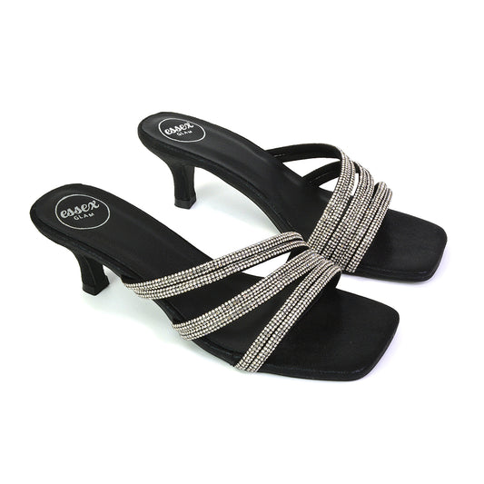 Black | XY London | Blackheels,Blackhigh heels,Blackmule heels,Blackkitten heels,Blackdiamante heels