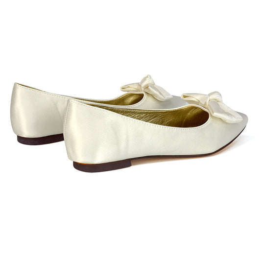 Ivory | XY London | ivory flats,ivory pumps,ivory ballerinas,ivory bridal flats,ivory bridal flats