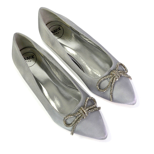 Silver | XY London | silver pumps,silver pump shoes,silver ballerina shoes,silver flats ,silver diamante pumps