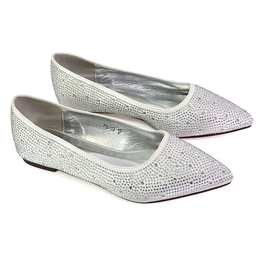 White | XY London | white flats,white pumps ,white pump shoes,white bridal flats,white bridal shoes flat