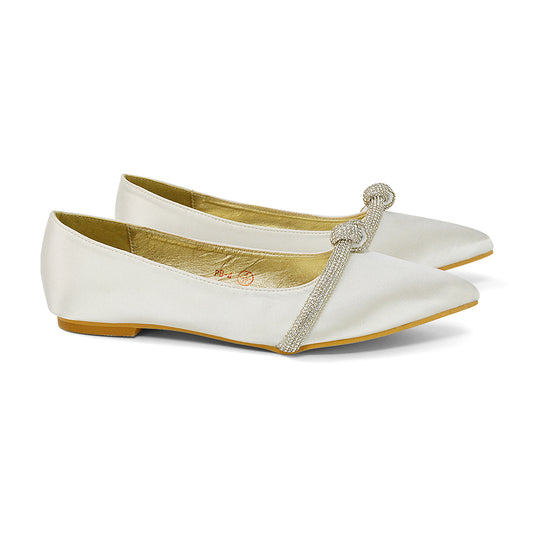 Ivory | XY London | Ivory Pumps,Ivory Pointed Toe,Ivory Diamante Pumps,Ivory Flats,Ivory Ballerina Shoes